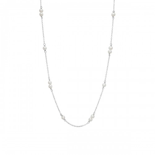 Carré Sølv halskæde med Perle SC 4316 BI