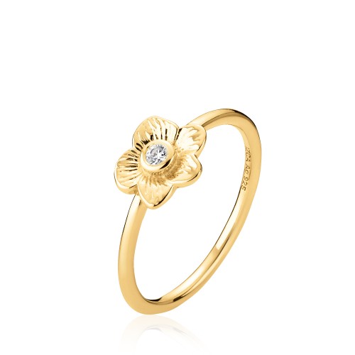 Izabel Camille Rosa Ring Forgyldt a4184gs