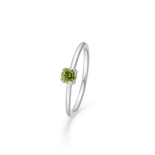 Mads Z Poetry Solitaire Peridot Ring 2146053