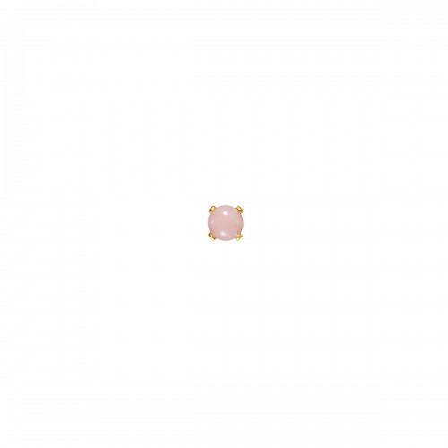 Carré 10-Karat ørestik med Pink Opal TS 4390 PO